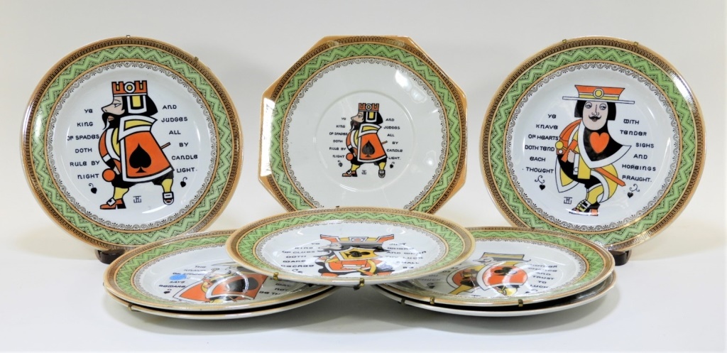 8PC AUGUSTUS JANSSON WEDGWOOD