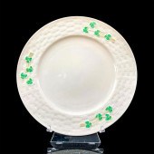 8PC BELLEEK SALAD PLATES, SHAM