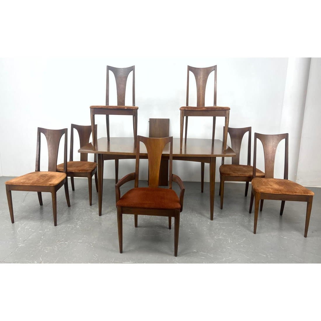 8pc Brasilia Walnut Dining Set.