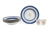 8PC CHINESE EXPORT ARMORIAL TA