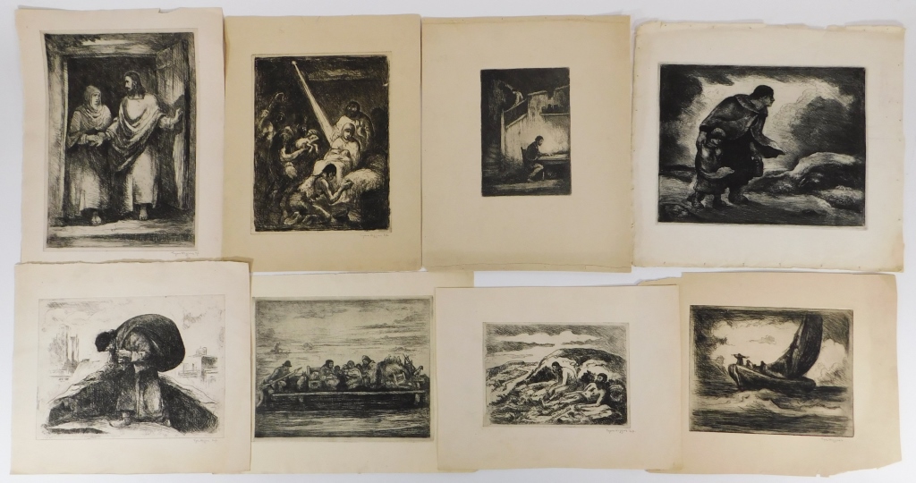 8PC EUGENE HIGGINS SOCIAL REALIST