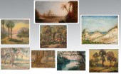 8PC. FLORIDA ART LOT: 1) Rache