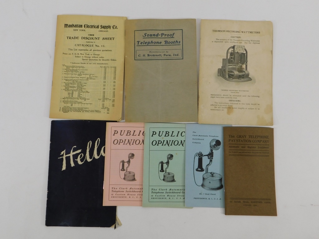 8PC GRAY CLARK TELEPHONE SALES