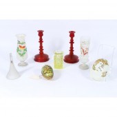 8PC GROUP: VICTORIAN PORCELAIN