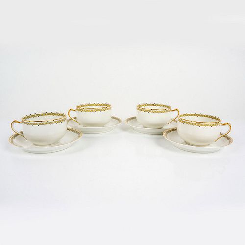 8PC HAVILAND LIMOGES PORCELAIN CUPS