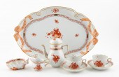 8PC HEREND "CHINESE BOUQUET RU