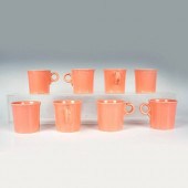 8PC HOMER LAUGHLIN MUGS, FIEST