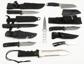 8PC. LARGE KNIFE LOT: 1) Survi
