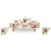 (8PC) LIMOGES STYLE PORCELAIN