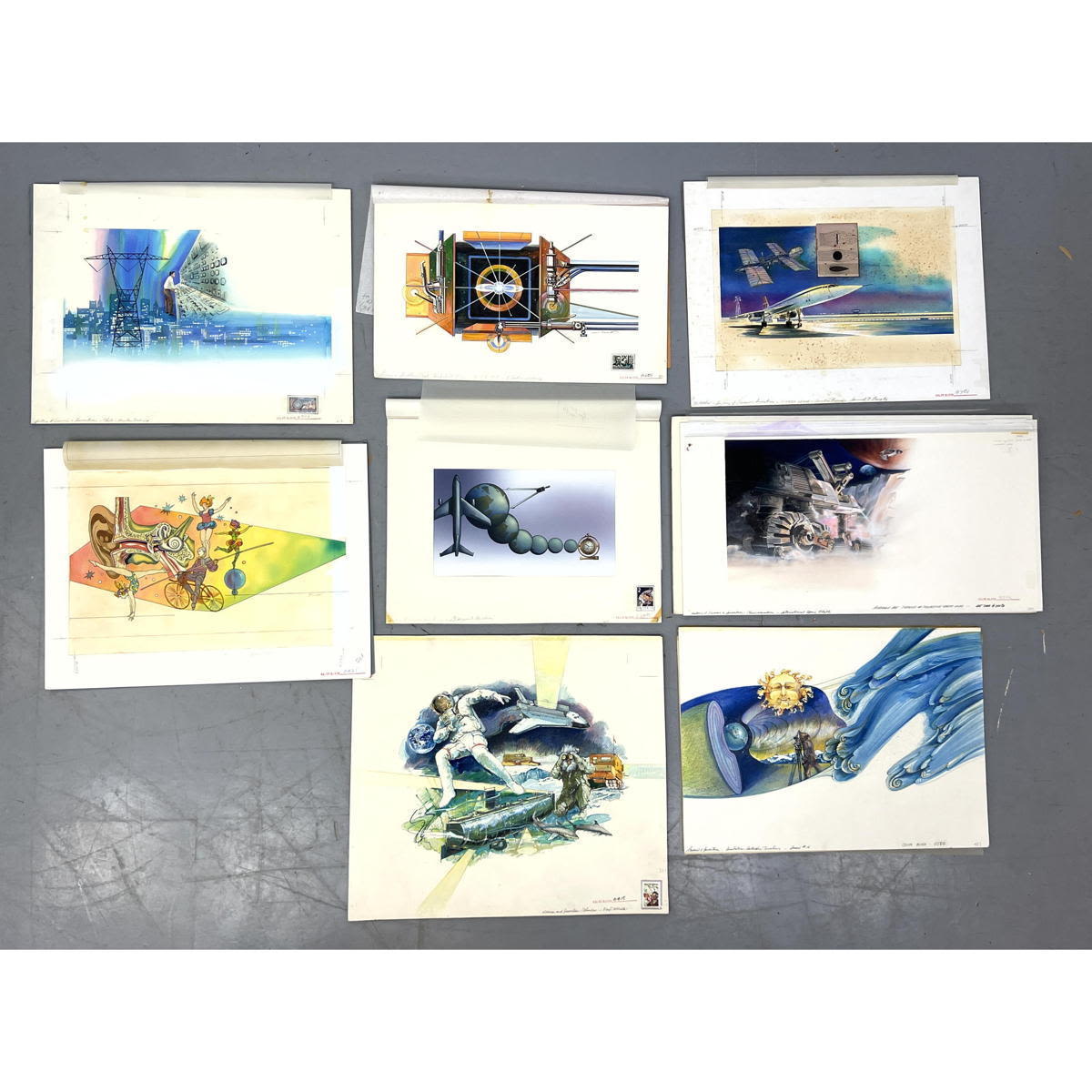 8pc original technology graphic