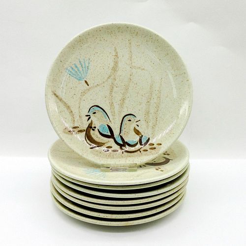 8PC RED WING POTTERY BREAD