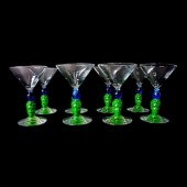 8PC RICHARD JOLLEY MARTINI GLA