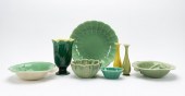 8PC ROOKWOOD POTTERY CELADON &