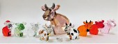 8PC SWAROVSKI MO COW FIGURINE