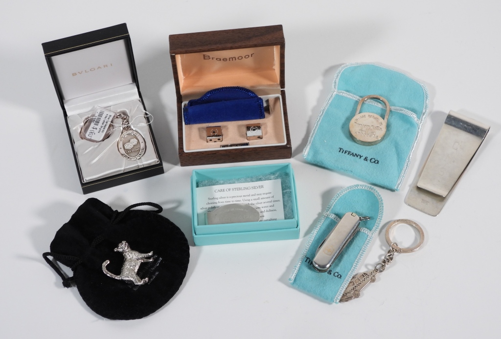 8PC TIFFANY & OTHER DESIGNER