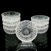 8PC VAL SAINT LAMBERT CRYSTAL