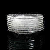 8PC VAL SAINT LAMBERT CRYSTAL