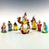 8PC VINTAGE ITALIAN NATIVITY F