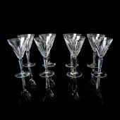 8PC WATERFORD CRYSTAL CLARET W