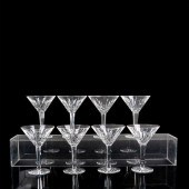 8PC WATERFORD CUT CRYSTAL MART
