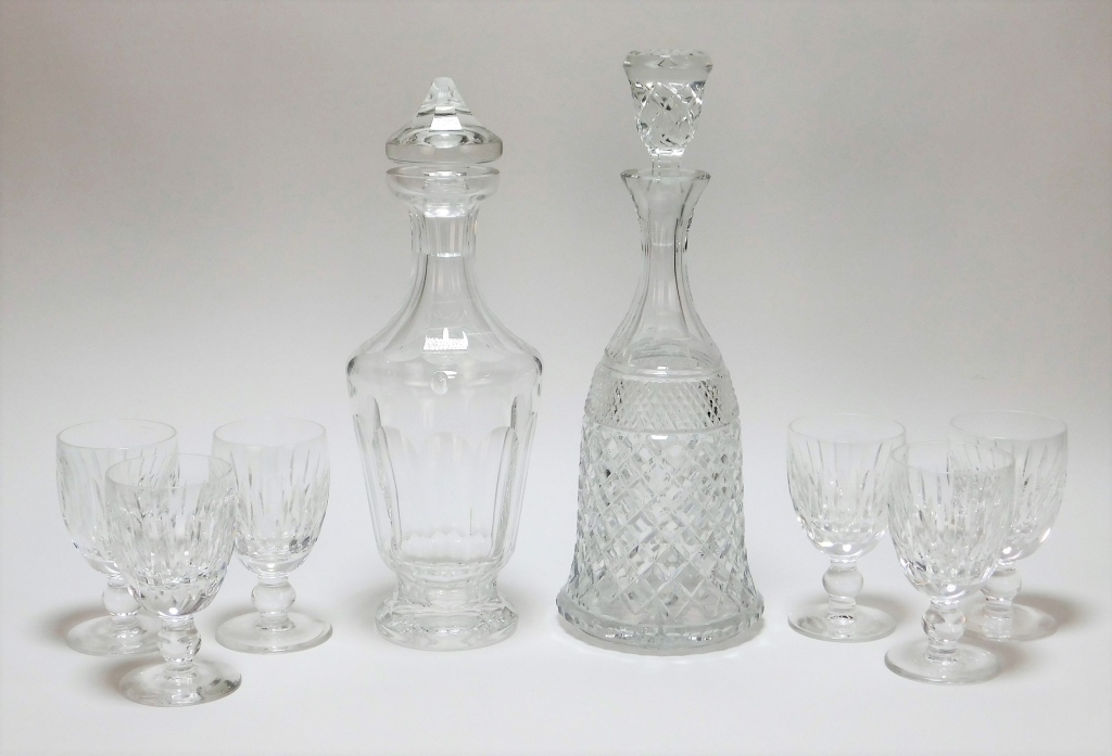 8PC WATERFORD CUT CRYSTAL WINE