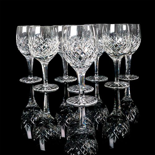 8PC WATERFORD STYLE CUT CRYSTAL