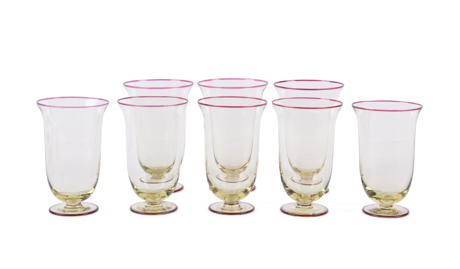 8PCS CARLO MORETTI MURANO LOWBALL