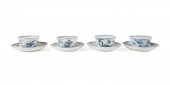 8PCS CHINESE BLUE & WHITE CA M