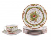 8PCS HERMES 'LE JARDIN DE PYTH