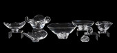 8PCS, STEUBEN CRYSTAL TABLEWAR