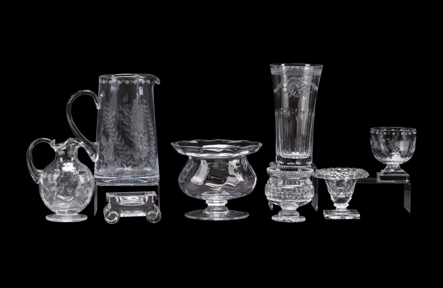 8PCS WILLIAM YEOWARD CRYSTAL