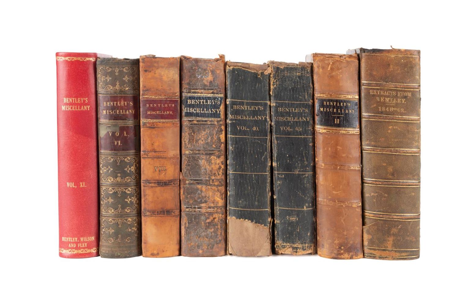8VOL CHARLES DICKENS IN BENTLEY'S