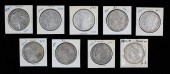 9 1890 AND 1891 MORGAN SILVER