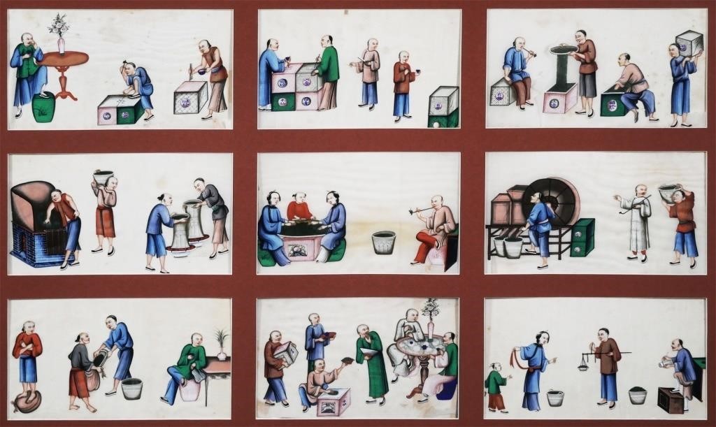 (9) 19TH CENTURY CHINESE PITH