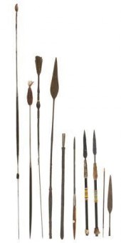 (9) AFRICAN SPEARS, MASAI & OT