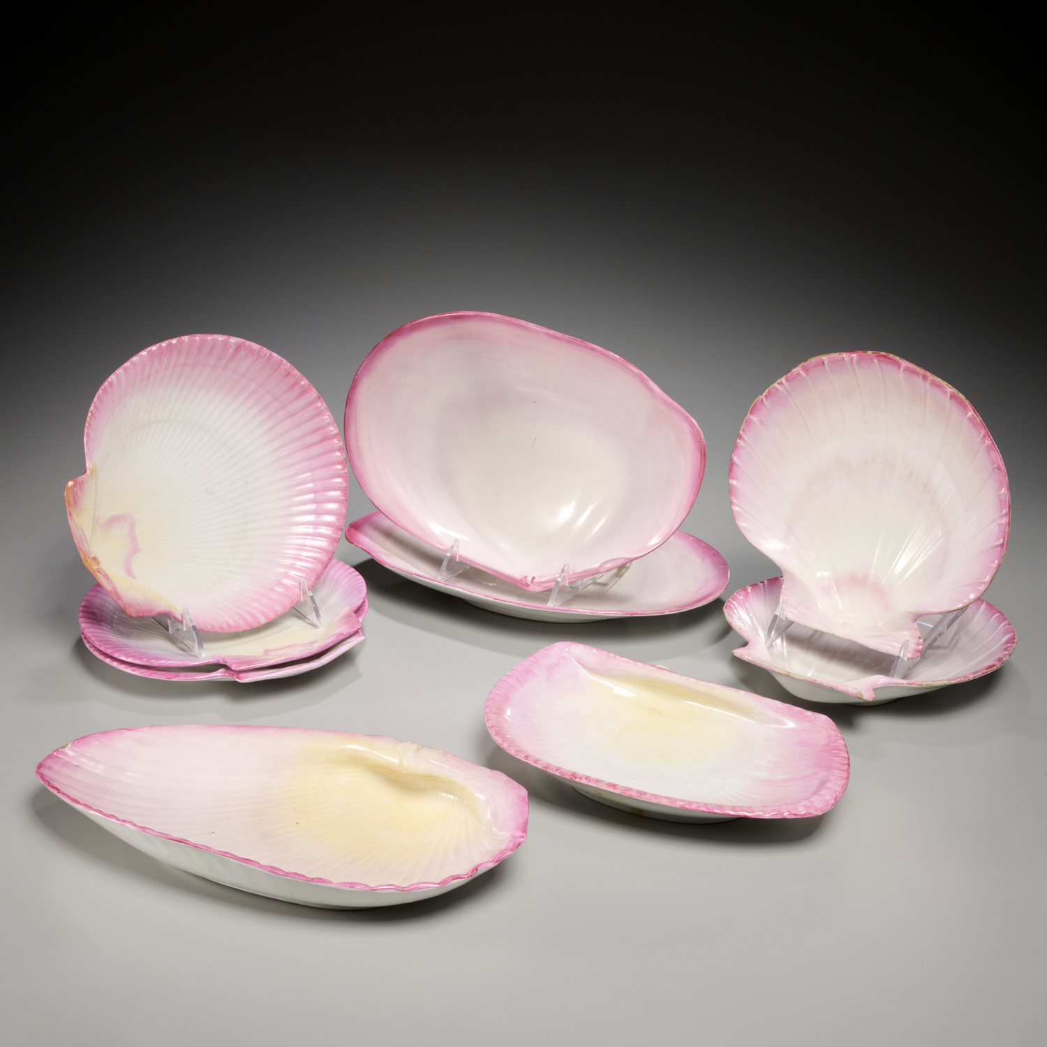 (9) ANTIQUE WEDGWOOD CONCHOLOGY