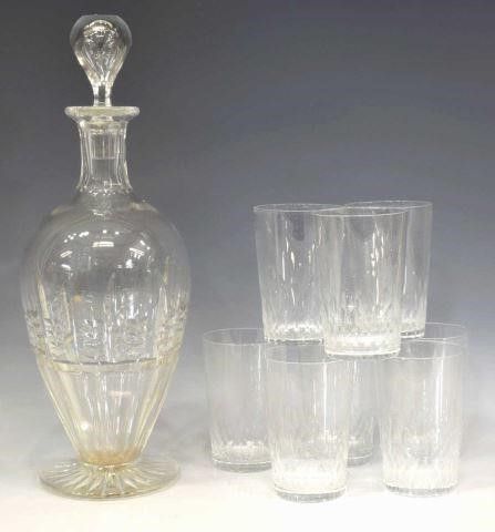 (9) BACCARAT 'DEAUVILLE' CRYSTAL