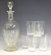 (9) BACCARAT 'DEAUVILLE' CRYST