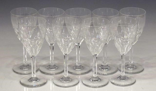 (9) BACCARAT 'GENOVA' CRYSTAL