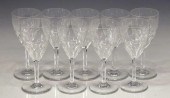 (9) BACCARAT 'GENOVA' CRYSTAL