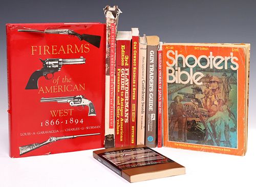 (9) BOOKS: MILITARIA, FIREARMS,