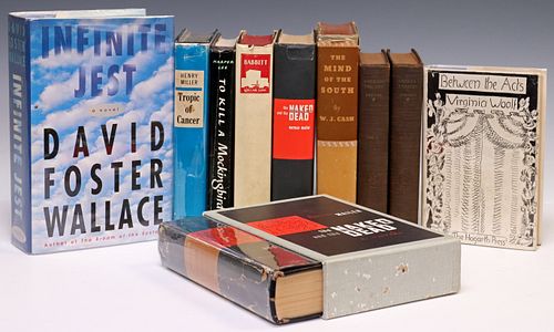 (9) BOOKS: SIGNED NORMAN MAILER,