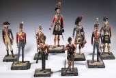(9) BRITISH MILITARY FIGURES,