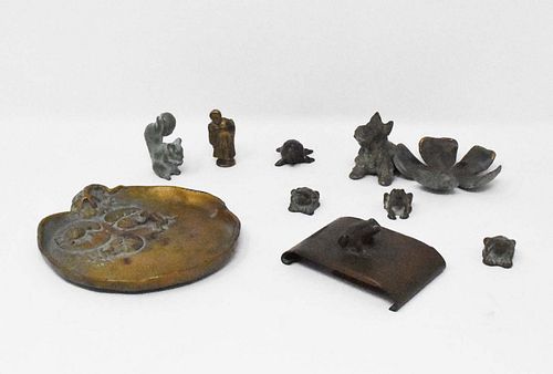 9 BRONZE MCCLELLAND BARCLAY PIECES9