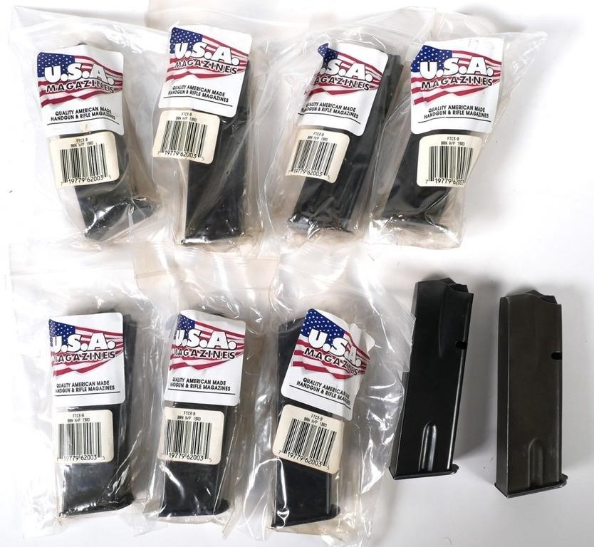 (9) BROWNING HI POINT MAGAZINES 9MM