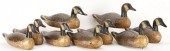 9 CARVED & PAINTED CANADIAN GE