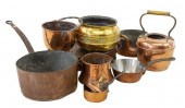 (9) COLLECTION OF FRENCH COPPE