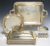 (9) COLLECTION OF SILVERPLATE
