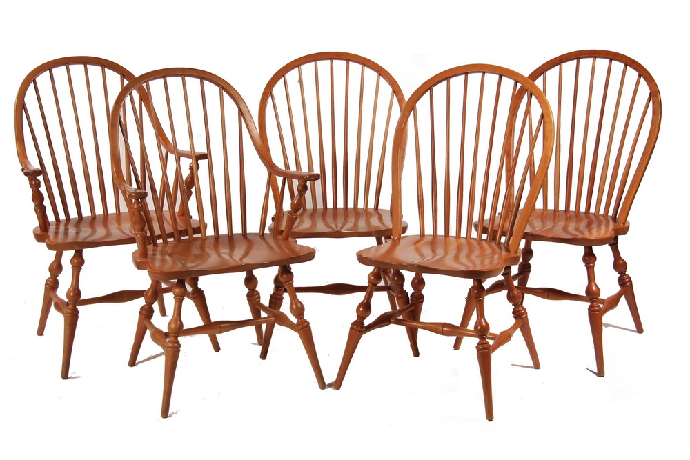 (9) CUSTOM WINDSOR CHAIRS - Nine