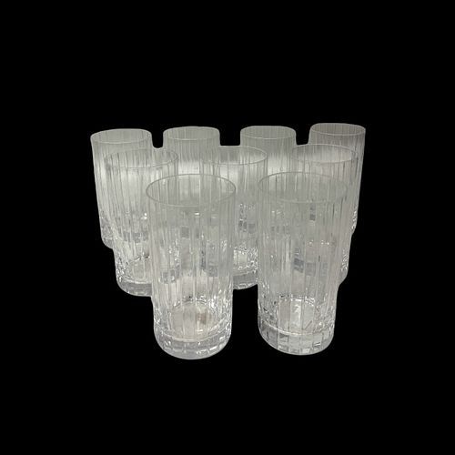9 CUT CRYSTAL TALL TUMBLER WATER